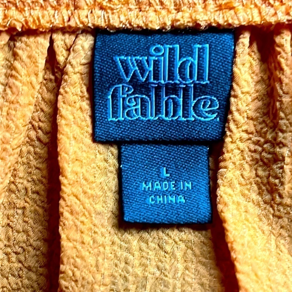 Wild Fable tiered orange tank crop top Large - Picture 5 of 6